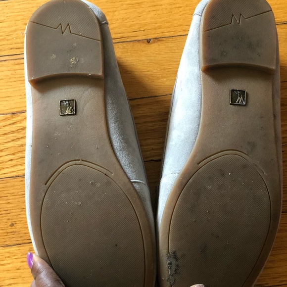 Grey faux suede loafers - Picture 4 of 5